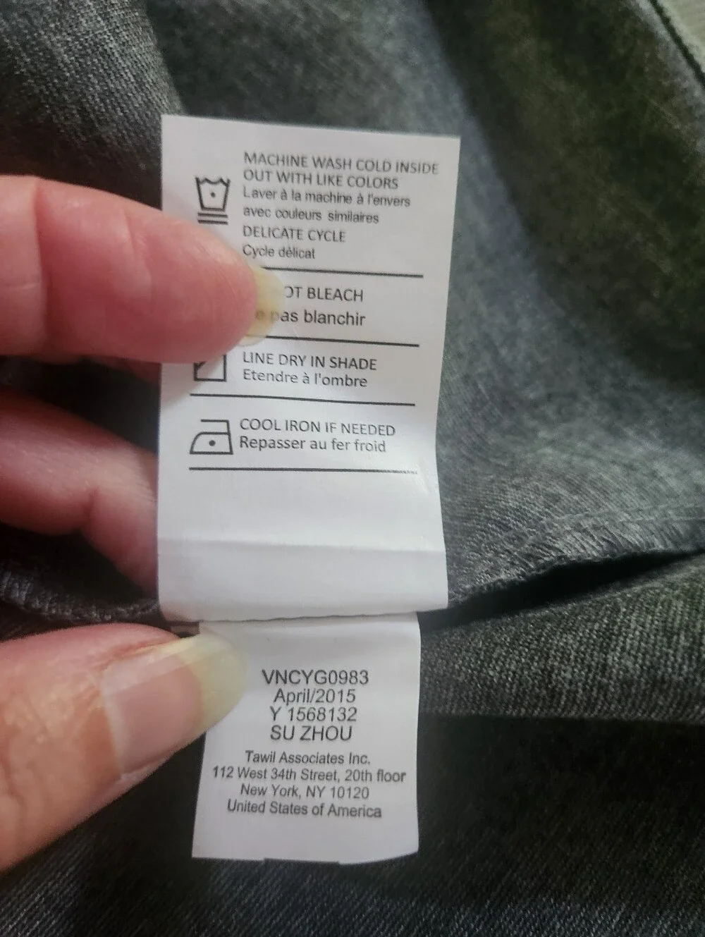 NWOT Vince. Girl's Tuxedo Drop Waist Dress